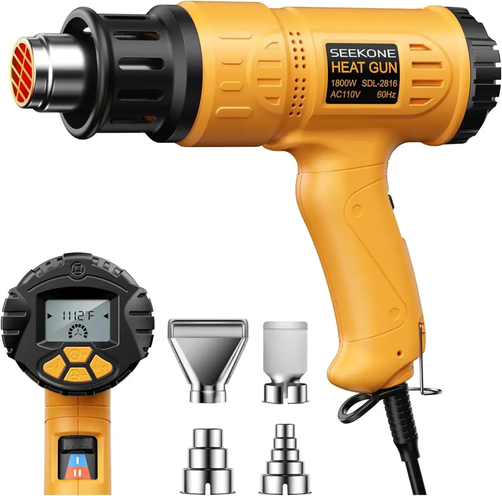SEEKONE 1800W LCD Display Heat Gun SDL-2816 with Precise Temp Control
